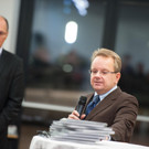 Thomas Kohlert vom Bundesministerium für Wirtschaft, Familie und Jugend referierte über die Bedeutung von Design in der Wirtscha