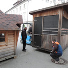    Vorbereitung Weihnachtsmarkt