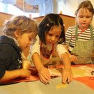 Im Kindergarten Markt wurden Kekse gebacken
