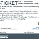 Gratis Ticket