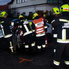 Lenkerin nach Unfall in Guntramsdorf von Feuerwehr befreit