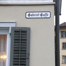 Garbiel-Gasse, Gallusweg, Ganghofer-Straße