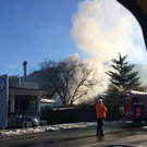 Feldkirch: Gartenhausbrand - Sperre der L190