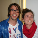 Freuten sich __ber die gelungene Premiere Markus Singer alias Alfred Klapproth und.JPG