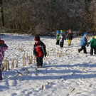 26 Eine kurze Schneeballschlacht zwischendurch.JPG