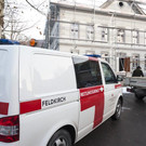 Weiler: Bauarbeiter von 700 Kilo-Stein getroffen