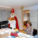 Nikolaus zu Besuch im Gymnasium Feldkirch