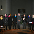 Pater Sporschill freute sich __ber das tolle Konzert der Laguzzen und die vielen Besucher.JPG