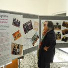 Die Informationstafel f__r die Spendenaktion Frauen und Entwicklung.JPG