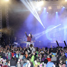 CRO brachte die Stimmung von über 5.000 Partygästen zum brodeln. 