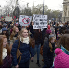 Schüler-Demo gegen Zentralmatura am 12.12.2013 am Wiener Ring