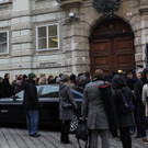 ÖH-Kondolenz-Kundgebung am Minoritenplatz um Wissenschaftsministerium in Wien