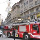 Leserreport: Feuerwehreinsatz bei Beleuchtung am Wiener Graben
