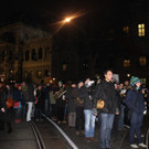 Studentendemo am Dienstagabend