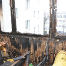 Loggia-Brand in Wien-Favoriten