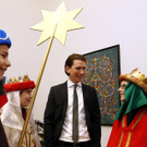 Sternsinger besuchen Außenminister Sebastian Kurz in Wien