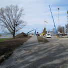 Arbeiten am Lochauer Bodenseeufer