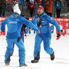 Alexander Pointner - Jubel bei der Vierschanzentournee in Bischofshofen 2014