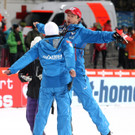 Vierschanzentournee in Bischofshofen zeigt jubel von alexander pointner und nordischer direktor ernst vettori GEPA.JPG