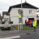 Verkehrsspiegel Unterhochstegstraße Blumenweg in Hörbranz
