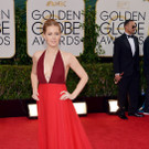 Farbenfrohe Kleider bei den 71. Golden Globes