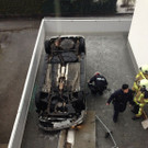 Feldkirch: Pkw auf Terrasse gestürzt