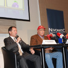 Niki Lauda präsentiert neues Novomatic-Kapperl in Wien