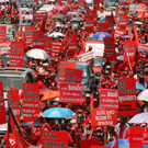 Massenproteste in Bangkok
