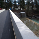 Radwegbrücke über die Lutz 