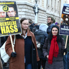 Protest gegen Polizeipräsidenten Pürstl in Wien