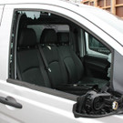 Gäste attackieren Partyveranstalter in Wien-Favoriten: Der beschädigte Pkw