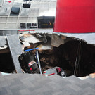 US-Corvette Museum: Erdloch verschluckt acht Sportwagen