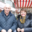 DSC_0031 Auch Ortsvorsteher Dieter Preschle besuchte mit Ehefrau Annelotte den Valentinsmarkt.JPG