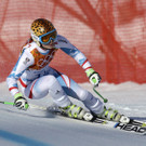Olympia: Anna Fenninger bejubelt ihre Goldmedaille im Super-G in Sotschi