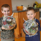 Masken basteln im Kindergarten Brühl