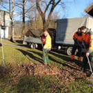   Jetzt wird sauber gemacht 