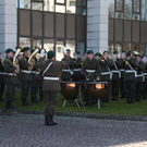 Kommandoübergabe an Brigadier Ernst Konzett