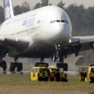 Generalprobe für A380 auf Frankfurter Flughafen