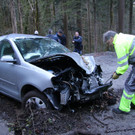 Gütle: Verletztes Ehepaar übersteht nach Unfall Nacht im Wald