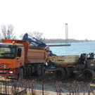 Baufortschritt an der Pipeline 