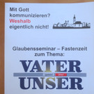 Informationen zum Glaubensseminar aus dem Flyer