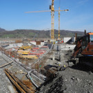 Kraftwerk Illspitz: Wehr 1 in Betrieb