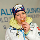 Gold Lisl feiert ihren WM Titel