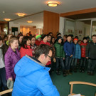 Besuch im Sozialheim