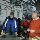 Homa-Feuertechnik im Kräutergarten