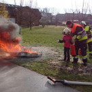 VS Koblach bei der Feuerwehr zu Besuch