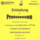 Preisjassen am 18. März