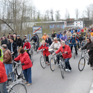 Zum Fahrradauftakt nach Kennelbach