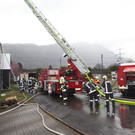 Nüziders: Dachstuhl von Malerei in Vollbrand geraten