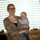 Referentin Elisabeth Esterer-Vogel mit S__hnchen Kuno _6 Mte__.JPG